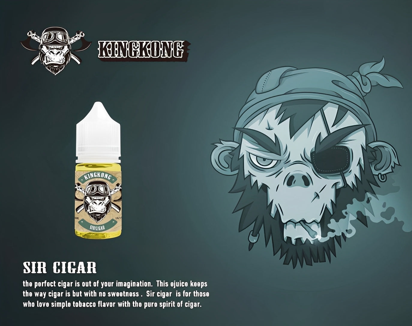 美國 King Kong tobacco 金剛煙草 系列 30ML #40