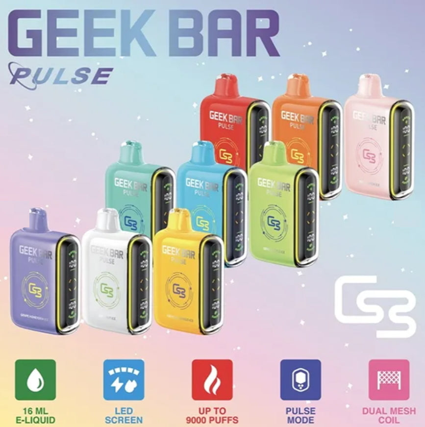 美國 GEEK BAR PULSE 脈衝 16ML Puffs 一次性主機 #20